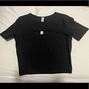 Lululemon Cut Out Crop Top
